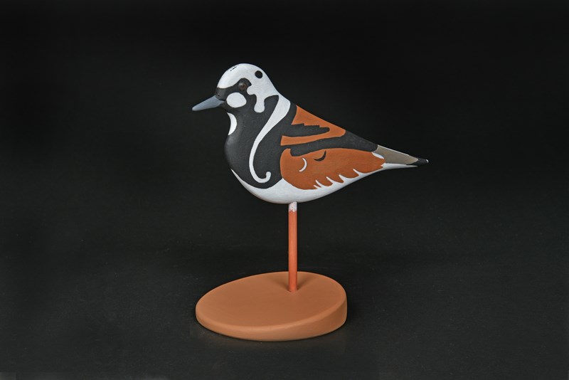 Antique Style Decoy (1890) Turnstone by Paul Dalby, 2nd