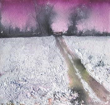 Carmine sky - frosty tingle