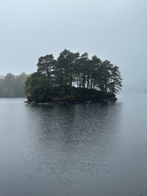 Loch Katrine in the rain