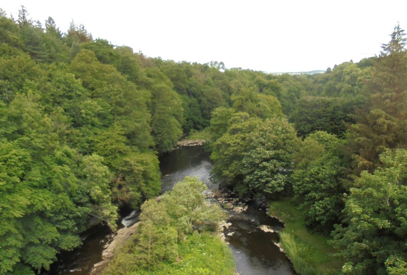 View to River Almond from Aqueduct