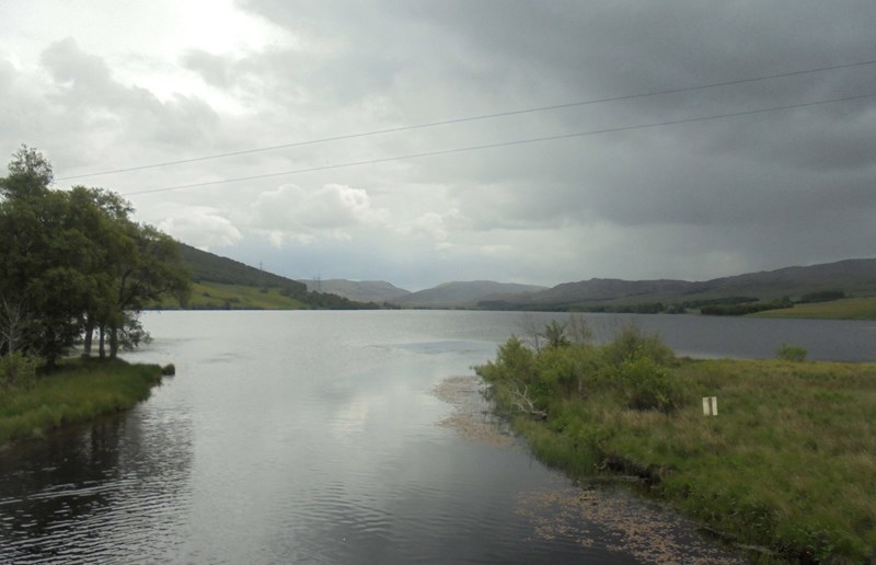 Looking down Loch Freuchie