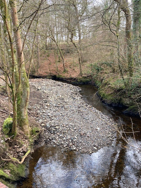 Coffee stop at bridge