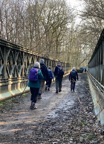 Over the old Bailey Bridge