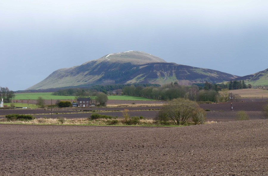 West Lomond with a hint of snow