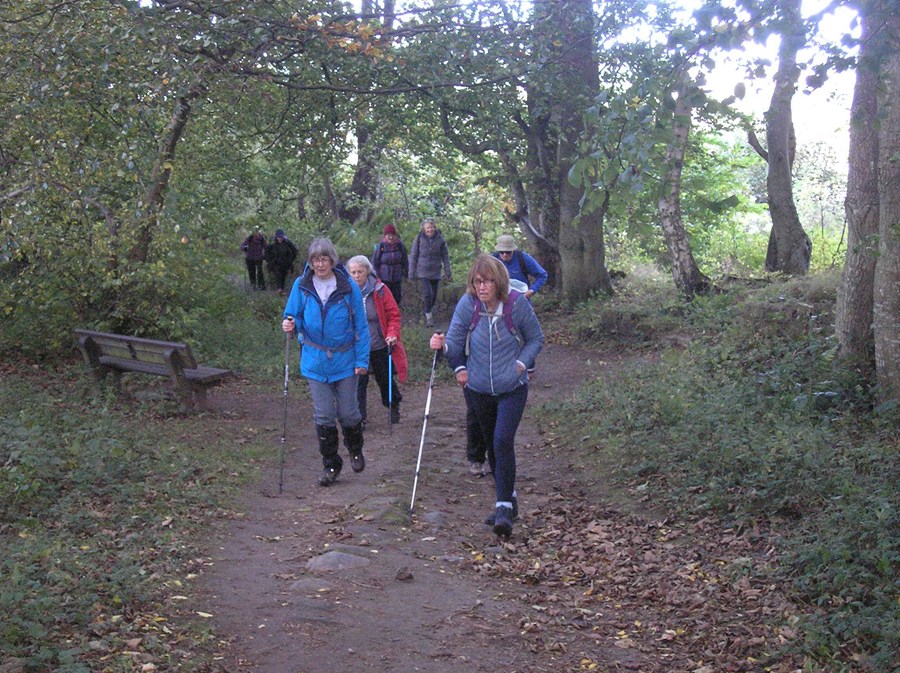 Up the hill from Cupar