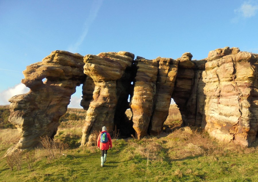 Another view of rock formations