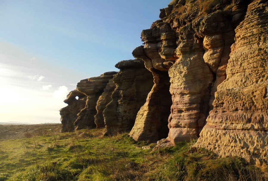 Unusual rock formations