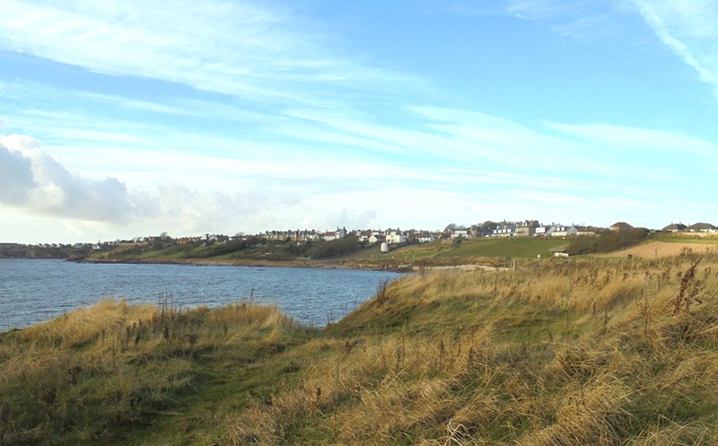 View west to Crail