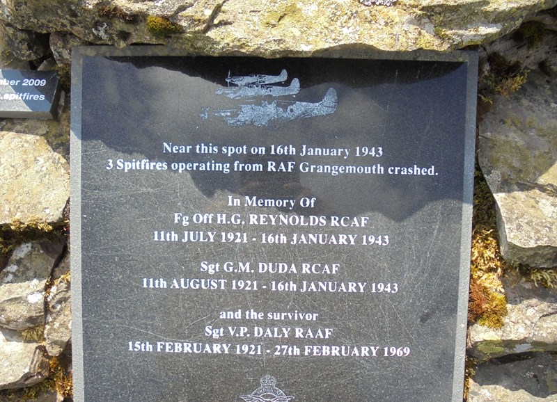 Spitfire Memorial Plaque
