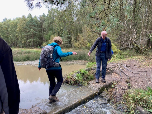 Crossing Keir Dam Outflow