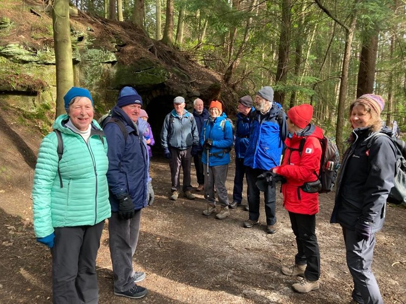 Brief stop before going uphill