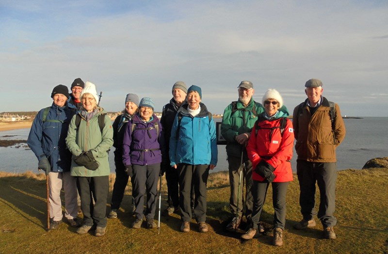 Group photo of todays ramblers