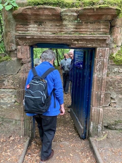 Blue Door to The Burn
