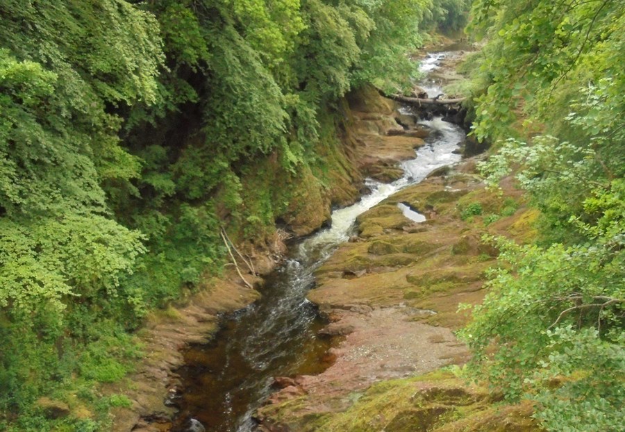View over the bridge