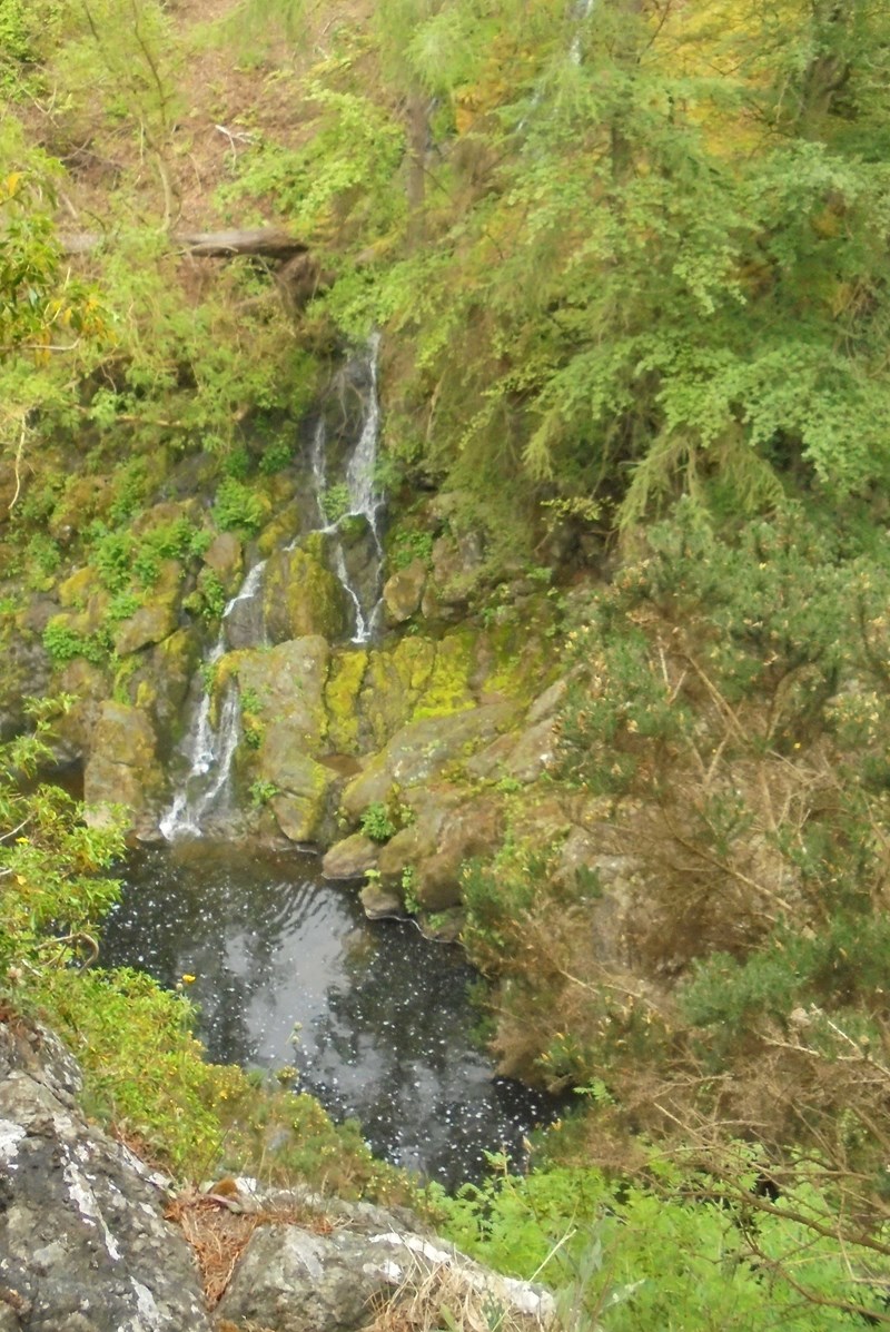 Waterfall into North Esk