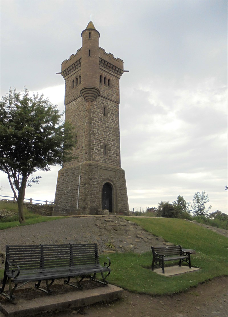Monument on Balmashanner Hill