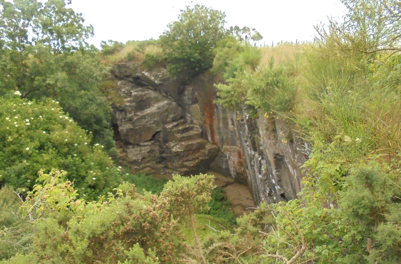 Quarry near Balmashanner Hill