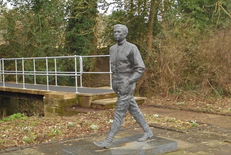 JIm Clark Statue