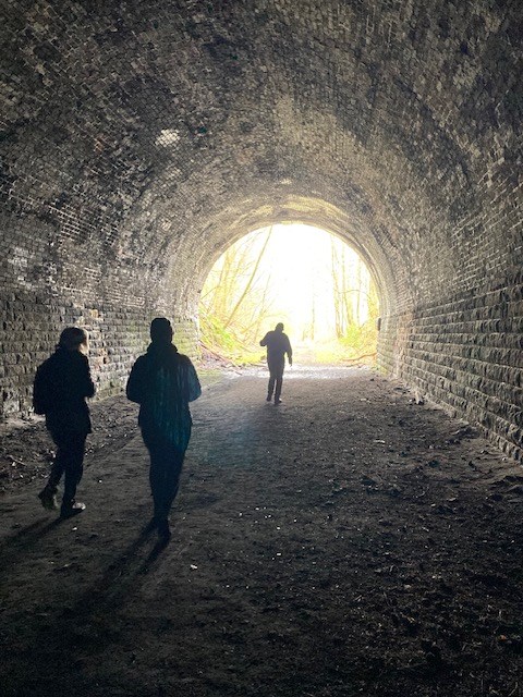 Reaching the end of the northern tunnel