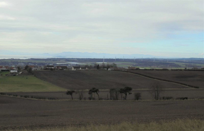 View south to Firth of Forth