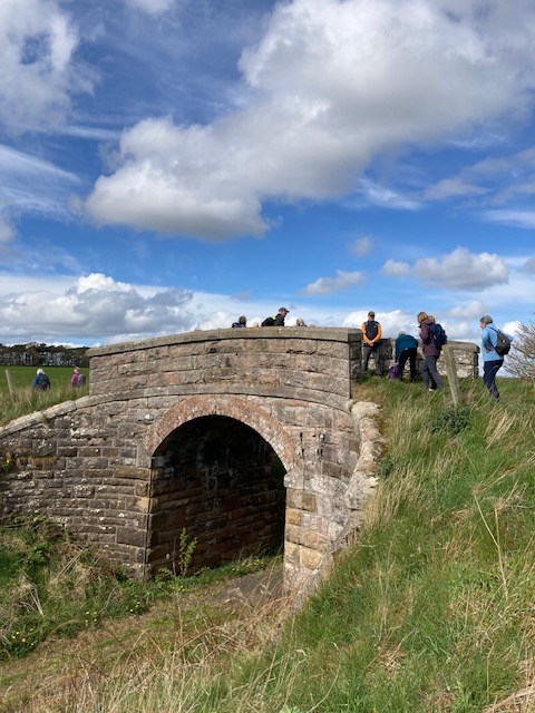 Refreshment stop above the railway line