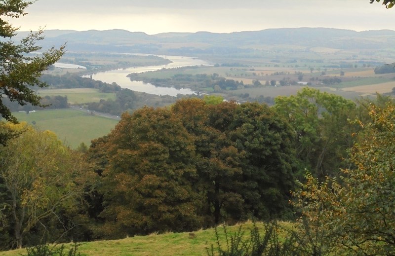 View east from Kinnoull Hill