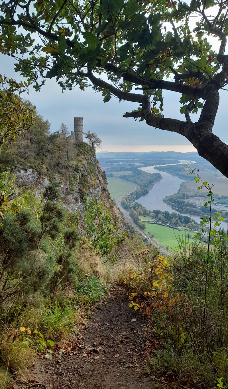 Kinnoull Tower and view to Tay