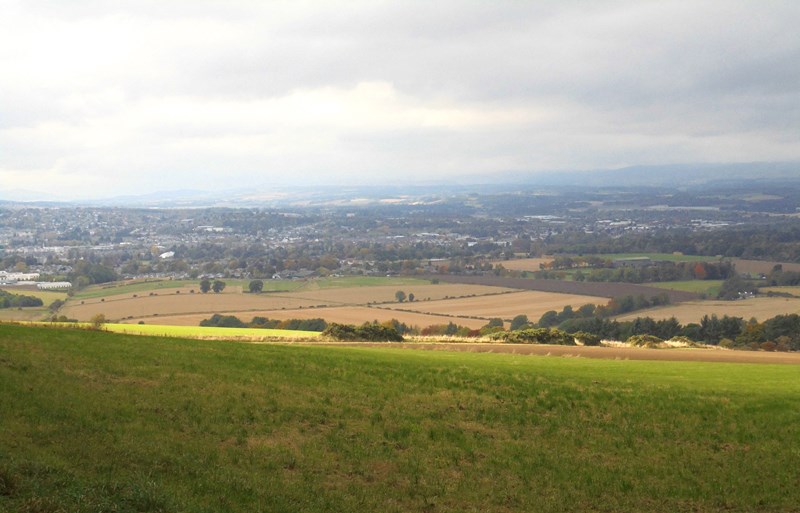 Perth and Scone from Deuchny Woods
