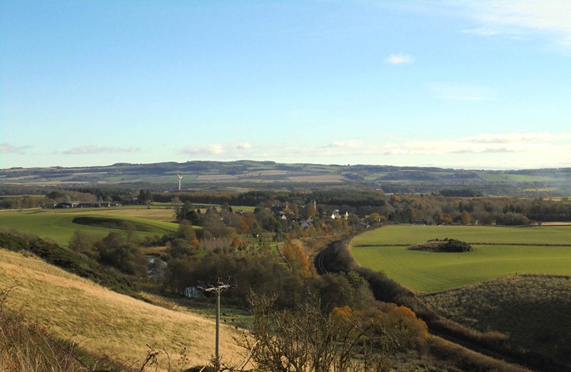 View south to Collessie