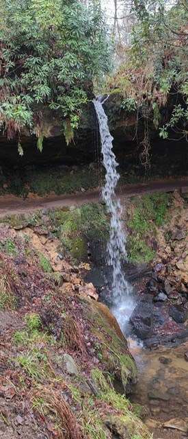 The waterfall