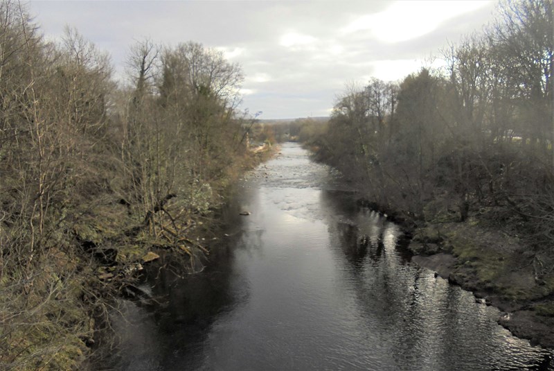 View from Almondbank bridge