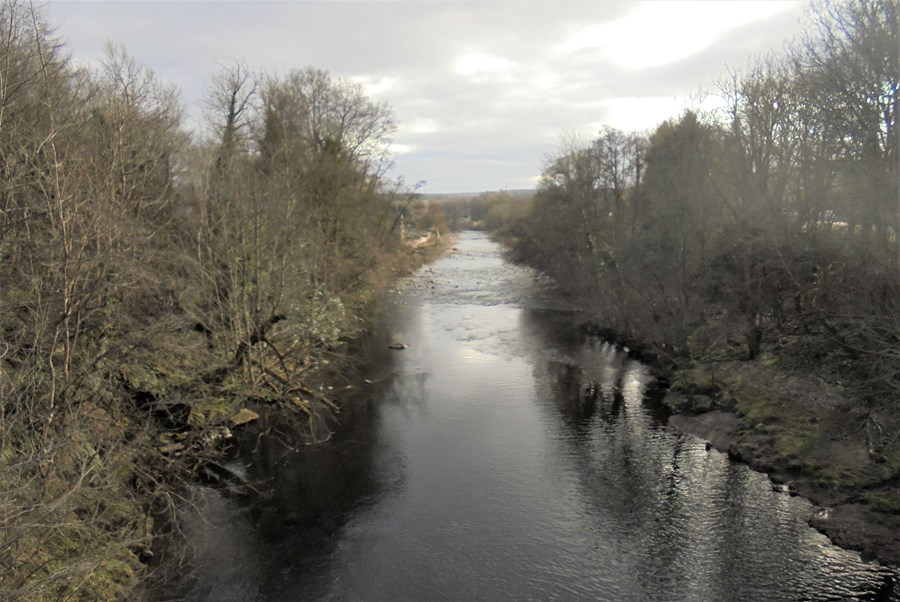 View from Almondbank bridge