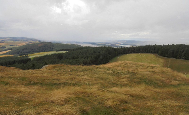 View west with incoming rain