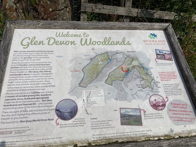 Getting our bearings at Glen Quey