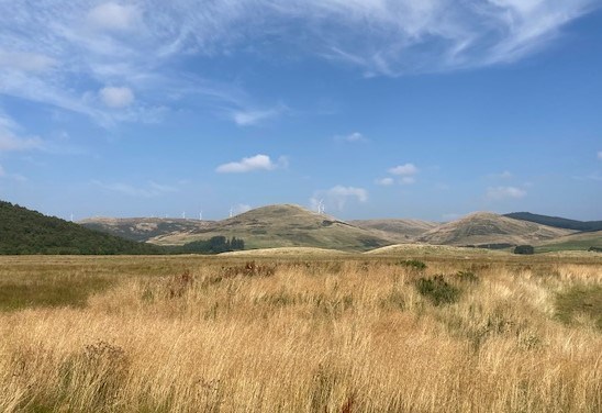 Looking north on the way to Glen Quey