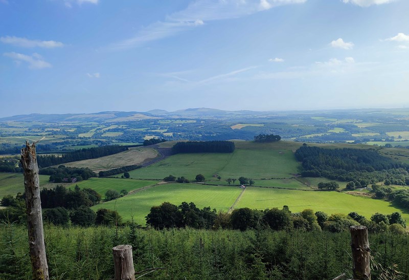 View south towards Knockhill