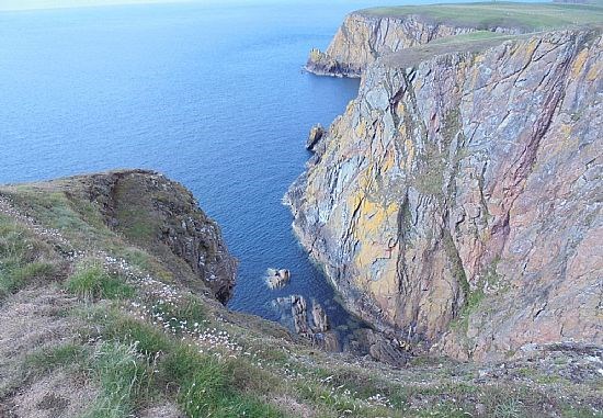 Thursday: Cliffs at the Mull of Galloway
