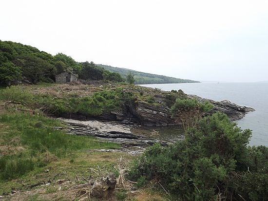 Site of old ferry on Kirkmichael walk