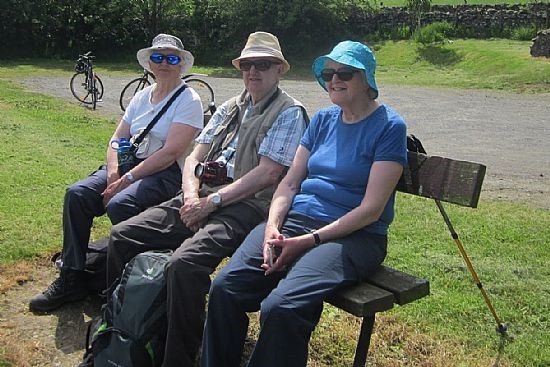 Short Walkers rest near Peebles