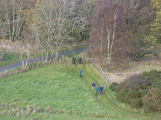 Glamis Walk - Meeting at the bottom