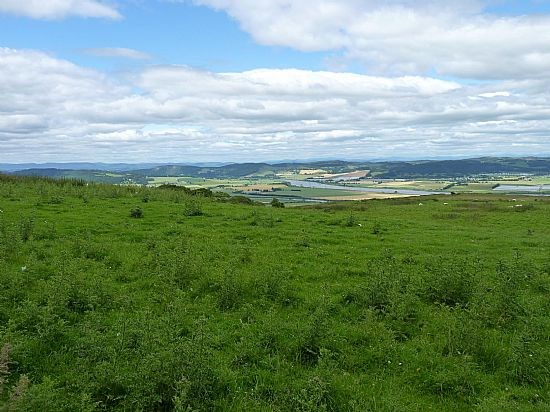 View west from Pitmedden Forest