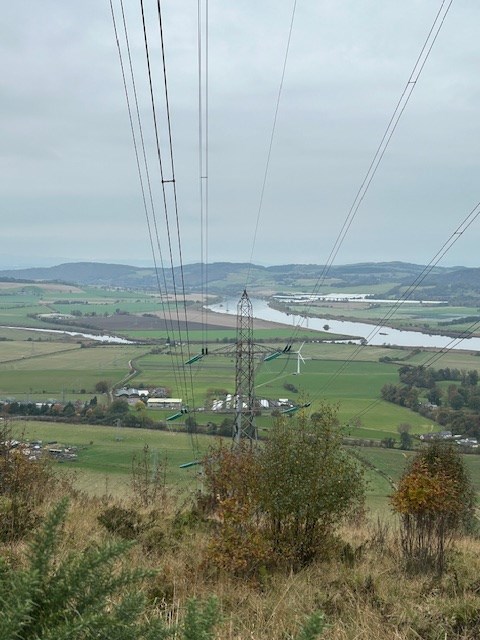 View over Jamesfield and River Tay