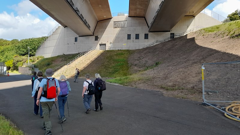 Under the Queensferry Crossing