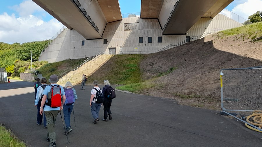 Under the Queensferry Crossing