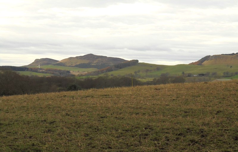 Western edge of the Sidlaw Hills
