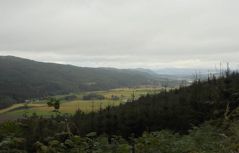 Tay valley on the day of the walk