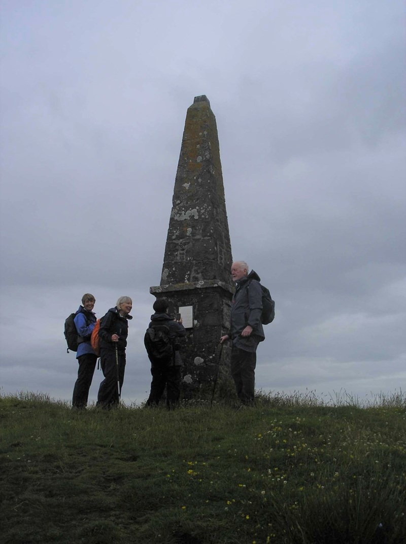 At the Lynedoch Obelisk