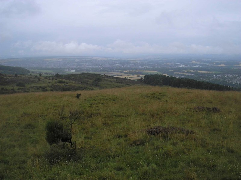 Looking back to monument from the obelisk