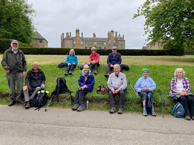 Coffee break at Balcaskie