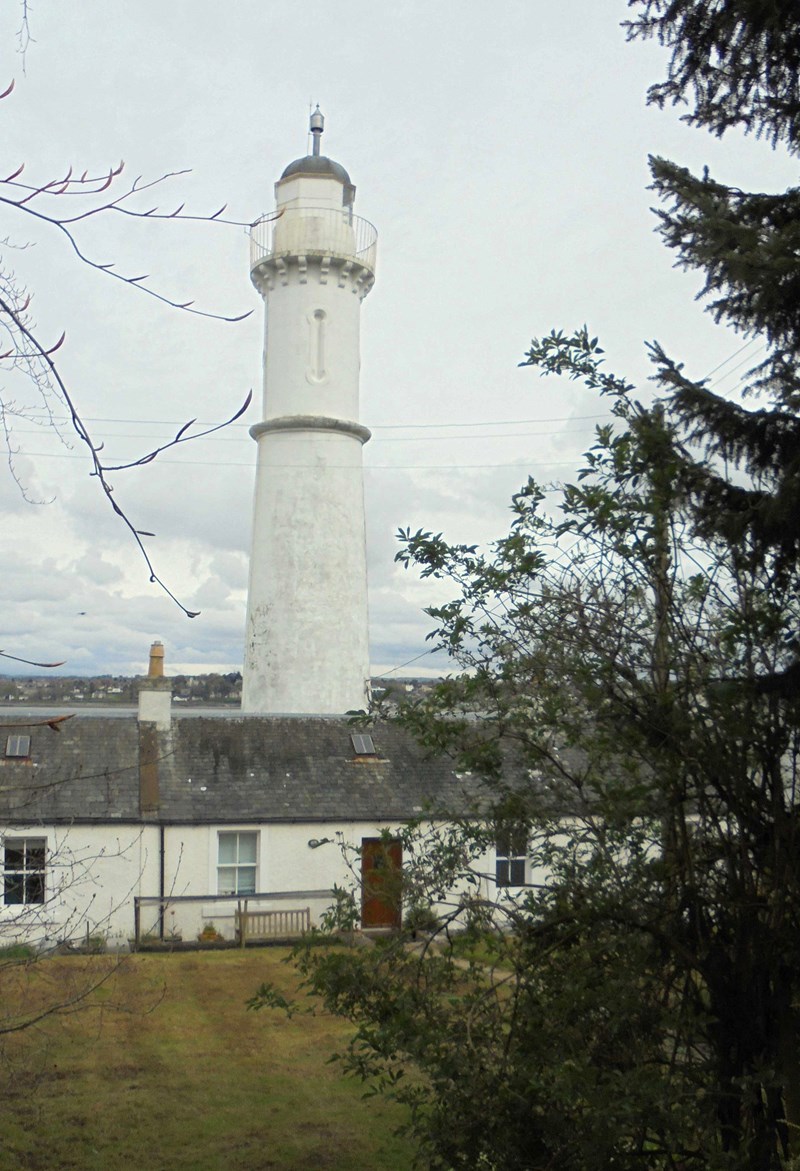 The white lighthouse